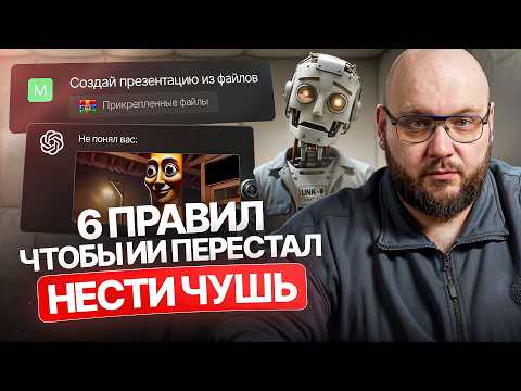 Обложка видео «6 правил, чтобы ChatGPT начал работать на бизнес»